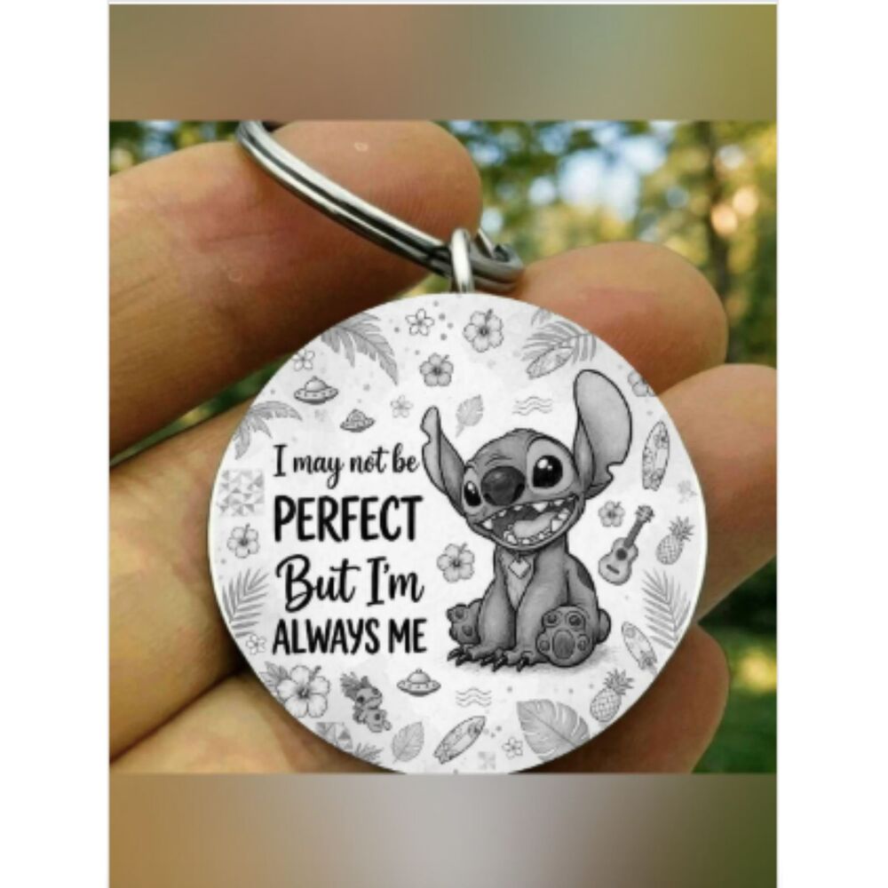 Lilo stitch hot Stainless steel Keychain
